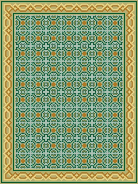 伝統的なイスラムのシームレスなパターン — ストックベクタ