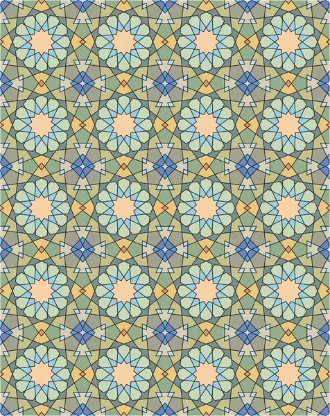 Modèle islamique traditionnel sans couture — Image vectorielle