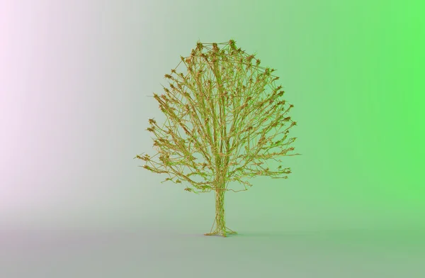 Проволочное дерево — стоковое фото