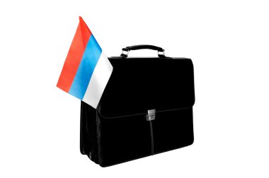 Portfolio with a flag of Russia clipart