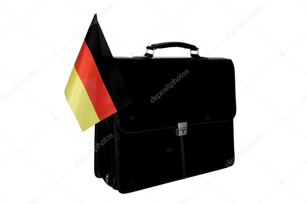 Portfolio with a flag of Germany