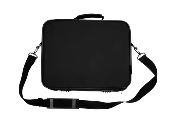 Black Nylon Laptop Carrying Case — Stock Photo, Image