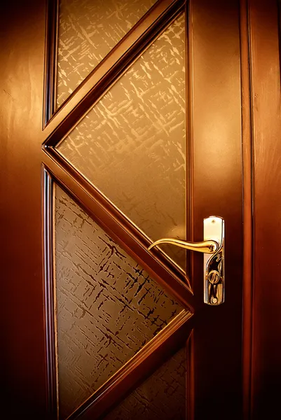 갈색 문 — 스톡 사진