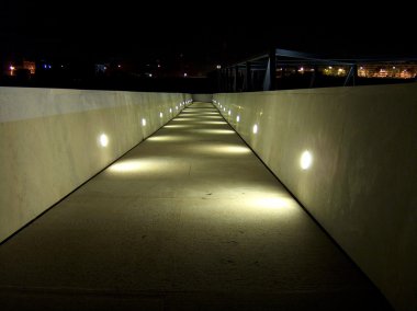 Large Bridge at Night clipart