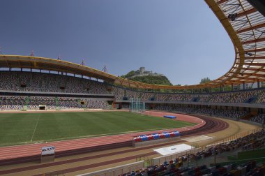 bir futbol stadyumu