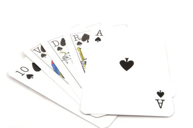 Poker kartları - royal flush
