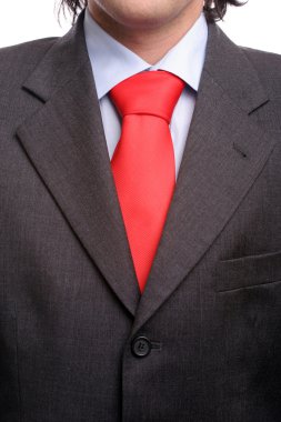 takım elbise ve kravat ayrıntı