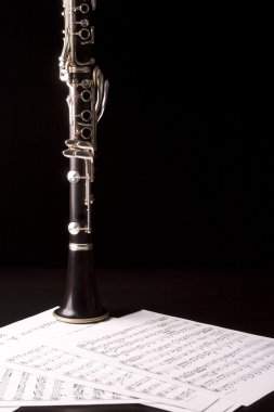 Clarinet isolated clipart