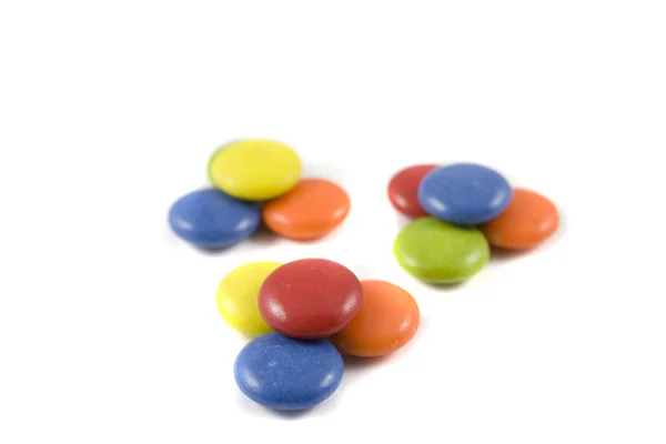 Hromadu barevných čokolády — Stock fotografie