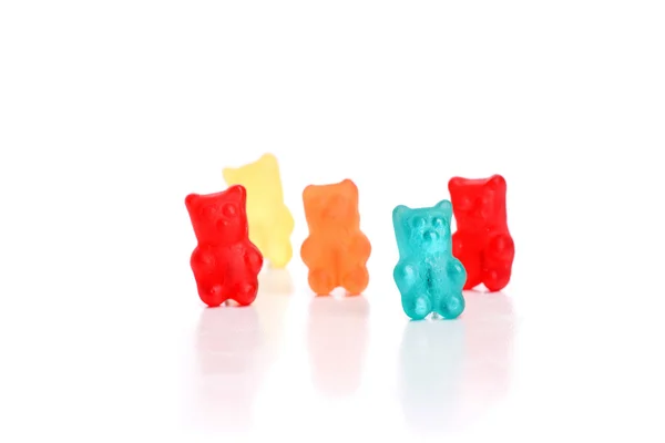 Gekleurde gummiberen — Stockfoto