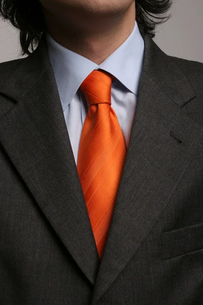Detal, garnitur i krawat — Zdjęcie stockowe