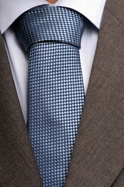 Detalhe de terno e gravata — Fotografia de Stock