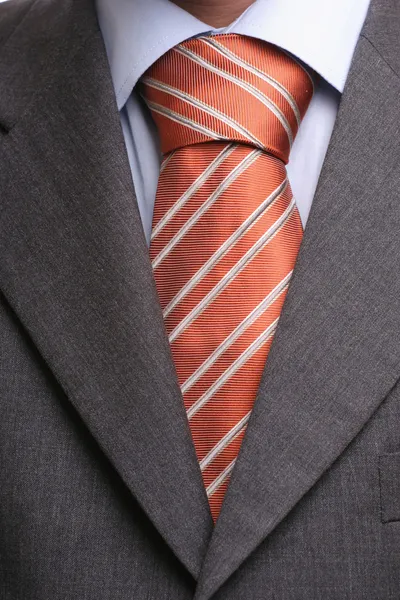 Détail d'un costume et d'une cravate — Photo