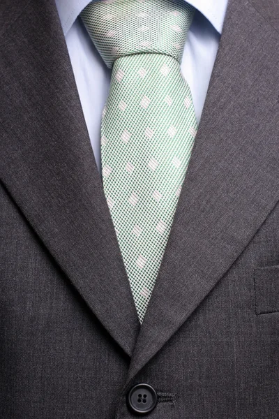 Detail of a suit and tie — Stock Photo, Image