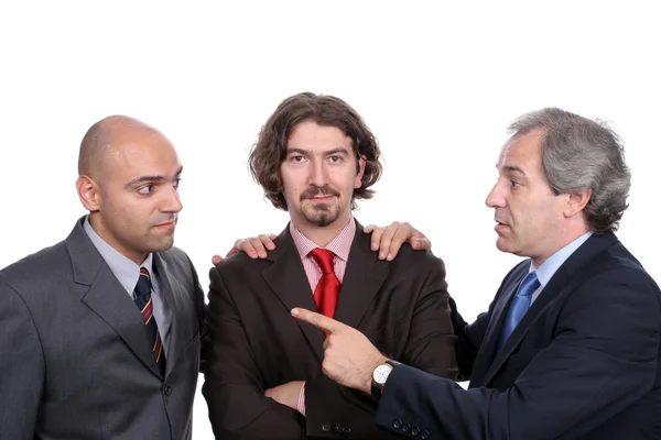 Businessmen discussing a new project — Stock Photo, Image