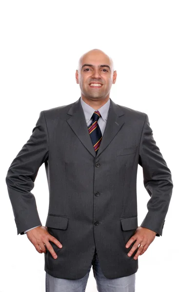 Jonge gelukkig zakenman portret — Stockfoto