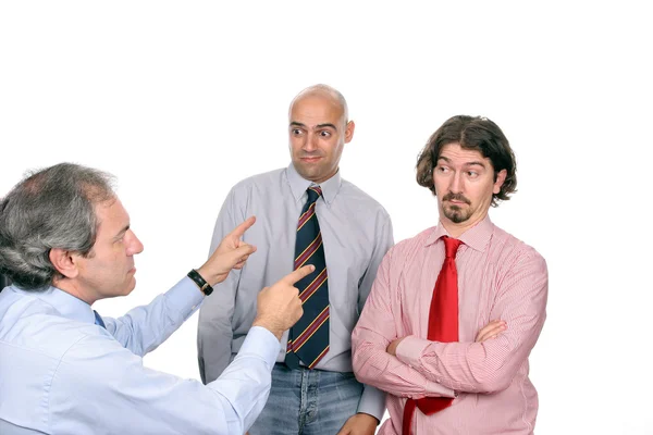 Unhappy business team — Stock Photo, Image