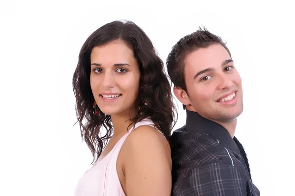 Junges Paar posiert — Stockfoto