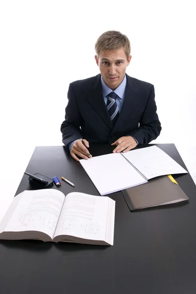 Young businessman at work — Stock Photo, Image