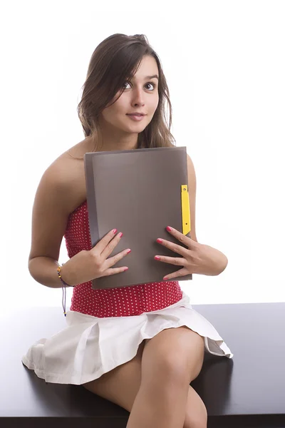 Young student woman — Stock Photo, Image