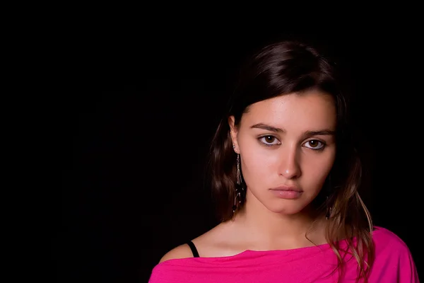Portret młodej dziewczyny smutne — Zdjęcie stockowe