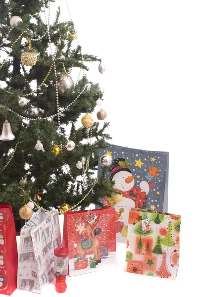 Vánoční strom plný dárků — Stock fotografie