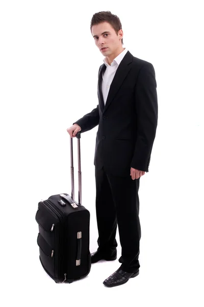 Business man going on vacations — Stock Photo, Image