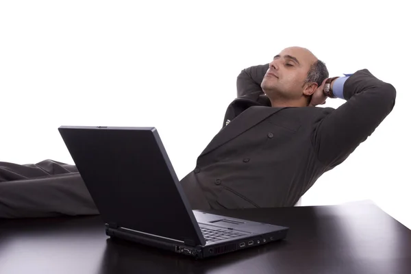 Obchodní muž relaxační — Stock fotografie