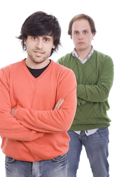 Two casual men posing — Stock Photo, Image