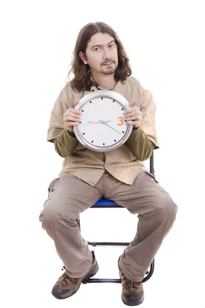 Casual man waiting for a meeting — Stock Photo, Image