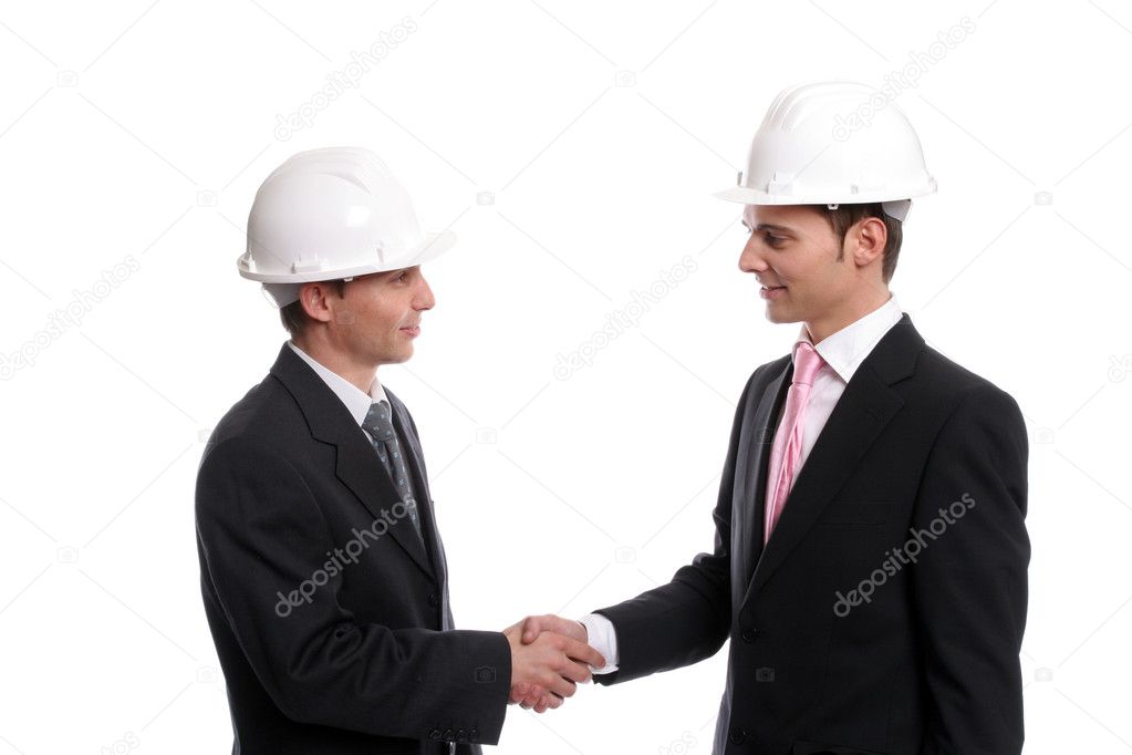 Young Engineers closing a deal
