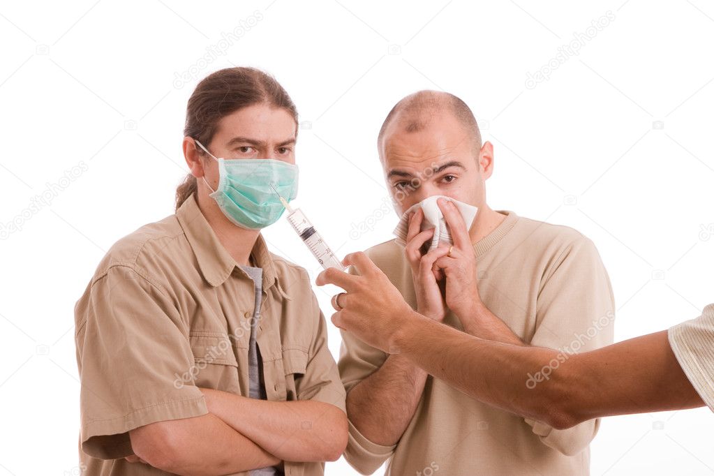 Man infected with h1n1