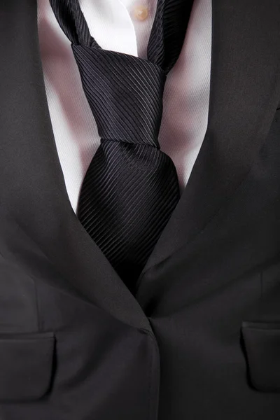 Kadın takım elbise ve kravat — Stok fotoğraf
