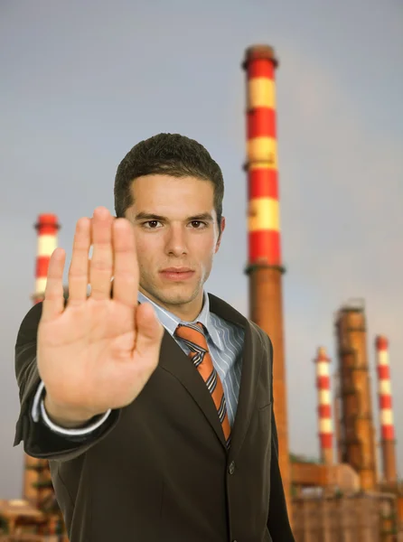Stop pollution — Stock Photo, Image