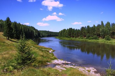 Chusovaya River, Perm Krai clipart