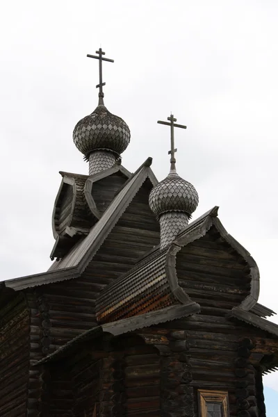 Chiesa nel museo dell'architetto in legno — Foto Stock