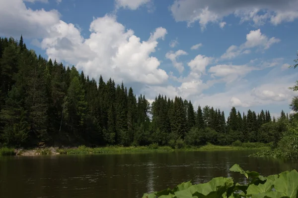 Nature of the Ural River Chusovaya — Stock Photo, Image