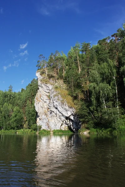Rzeka chusovaya — Zdjęcie stockowe