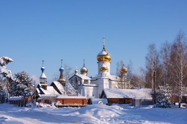 Holy Trinity Church in the city of Perm clipart