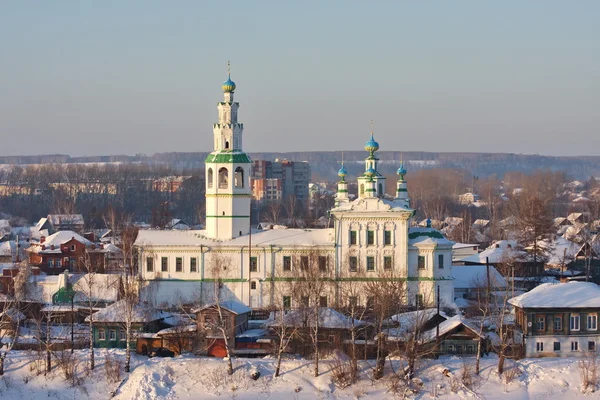 Chiesa nella città di regione di Perm Kungur — Foto Stock