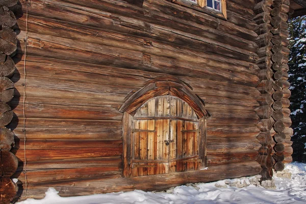 Старий дерев'яний — стокове фото