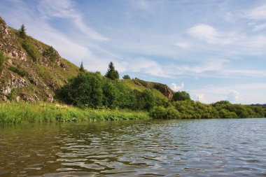 güzel rock nehir chusovaya