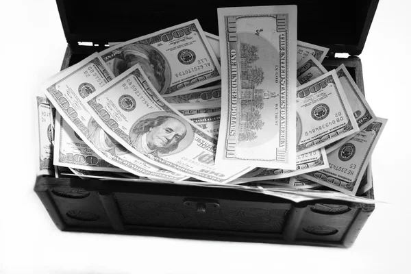 Case with dollars — Stock Photo, Image
