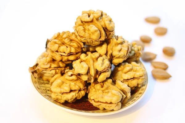 Wallnuts levha — Stok fotoğraf