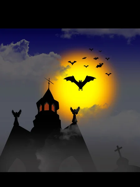 Invasion of the bats — Stock Photo, Image
