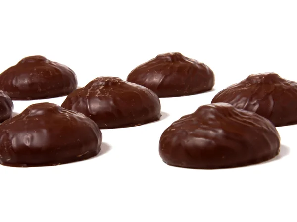 Шоколадный зефир — стоковое фото