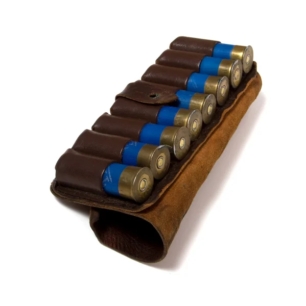 Vintage ammunition belt isolated — Stock Photo, Image