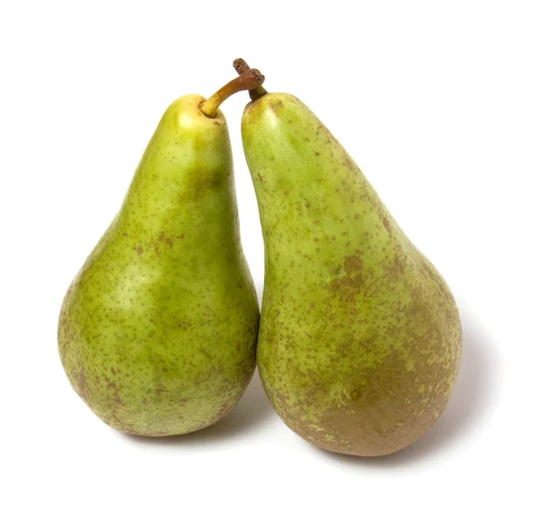 stock image Two pears isolated