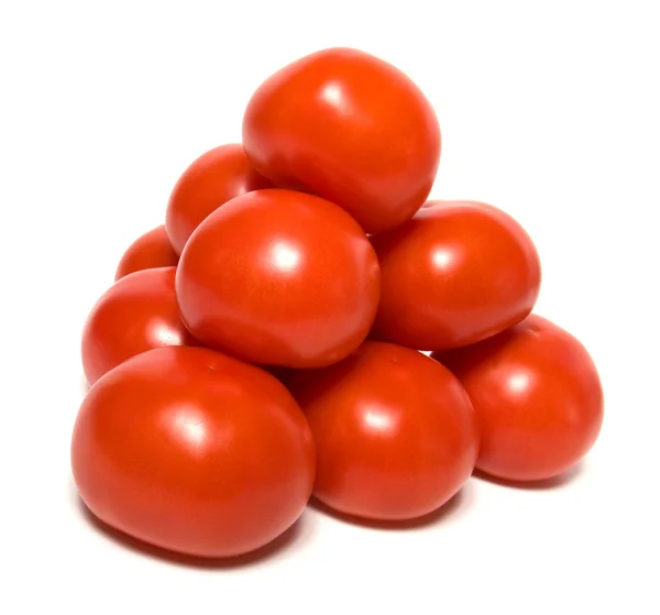 stock image Red tomato isolated on white background