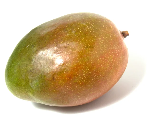 Beyaz arka plan üzerinde izole tek mango — Stok fotoğraf